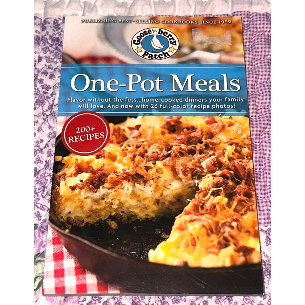 Cookbook 2022 Gooseberry Patch One Pot Meals 200+ Recipes
